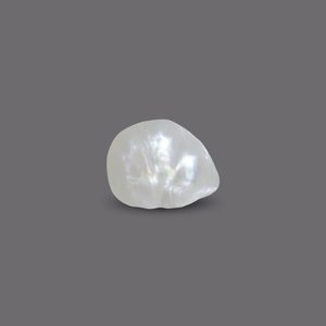 Perla de Basra de 4.47 Quilates, Perla Natural de Agua Dulce Blanca Suelta para Joyería y Fabricación de Joyas - Product Image 1