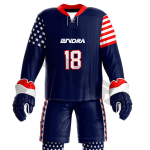 Best Sale 2024 <b>Cheap</b> Wholesale Blank Ice Hockey Jersey Hoodie Design Your Own Ice Hockey Uniform - Product Image 3