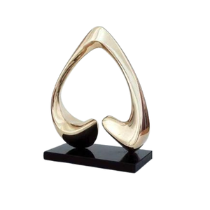 Accessoires décoratifs de Noël en bois et en métal en forme de lapin classique et contemporain conçus pour une sculpture de table élégante - Product Image 2