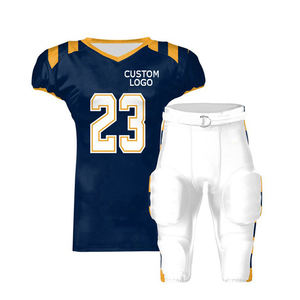 Wholesale Stylish American Football Uniform 100% Polyester Durable and Breathable Jersey Customized Best Selling Men's Wear - Product Image 4