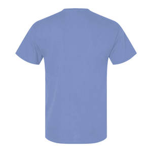 Camiseta ajustada a la moda para hombre, camisetas atléticas azules medianas y altas para hombre, camisetas de zafiro de brezo suave - Product Image 2