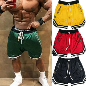 Vente en gros de shorts en maille grande taille shorts de basket-ball pour hommes en polyester blanc 100% pantalon court décontracté en polyester avec poche 2025 - Product Image 5