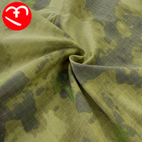 Russe FG Jungle Ruins Camouflage Tissu 50% Nylon 50% Coton Imperméable Imprimé Tactique Plaid Résistant À La Déchirure pour Veste Pantalon