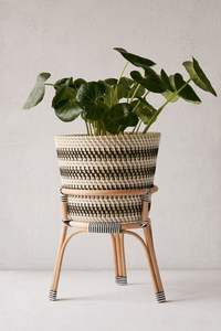 Meilleure vente en métal bambou fait à la main rotin grands Pots de plantes jardinières intérieur extérieur jardin grand planteur Pots panier en rotin - Product Image 6