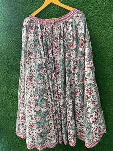 Handmade Indian Cotton Boho <b>Floral</b> Print <b>Maxi</b> <b>Skirt</b> for Women Casual Summer Wrap Wholesale Long <b>Maxi</b> <b>Skirt</b> - Product Image 6