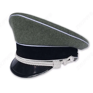 Casquette d'uniforme pour femme OEM Lami's Industries, chapeaux d'officier, vente en gros, casquette de chauffeur de taxi à visière unie, couleurs unies, printemps/été - Product Image 2
