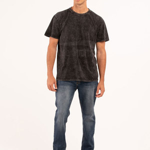 New Design Acid <b>Wash</b> T-Shirt Best Quality Men Solid Color T Shirt Oversized Plain Acid <b>Wash</b> T Shirt - Product Image 6