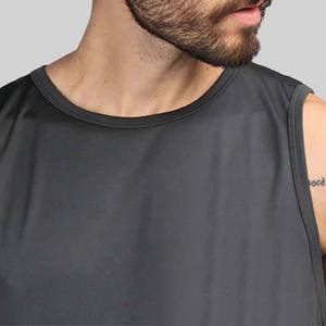 Active Wear Camiseta sin mangas informal para hombre Poliéster ligero/Algodón Secado rápido y transpirable para Fitness Gimnasio Entrenamiento deportivo - Product Image 3