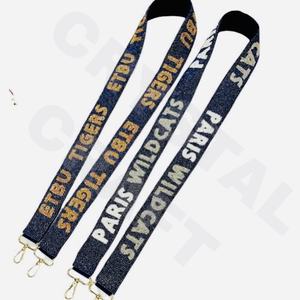 Louisiane bleu perlé sac à main sangle personnalisé or blanc perle de rocaille sac sangles accessoires sacs spécial sac pièces accessoires - Product Image 4