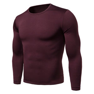 <b>Men's</b> <b>Long</b> <b>Sleeve</b> Sport T-Shirt Quick Dry <b>Gym</b> Rash Guard for Bodybuilding Base Layer Workout <b>Tops</b> - Product Image 6