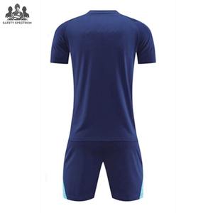 Uniforme de football personnalisé pour hommes adultes - Motif uni 100% polyester, short à séchage rapide, respirant, léger, couleurs et logo personnalisés - Product Image 2