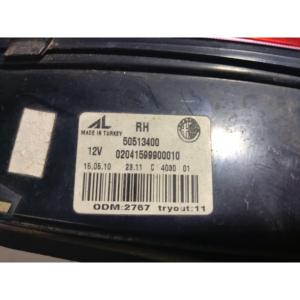 Feu arrière droit à LED STOP pour Alfa Romeo Giulietta Série (940_) 02041599900010 (10>13) - Product Image 3