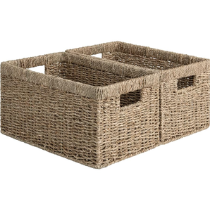 High Quality Cheap Price Best Selling Eco-friendly Homeware <b>Seagrass</b> <b>Storage</b> <b>Basket</b> From Vietnam - Product Image 4