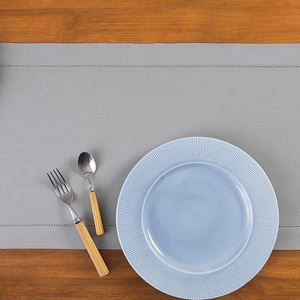 Camino de Mesa de Algodón de Lujo Moderno con Bordado Personalizado, Colores Vibrantes, Personalización con Logotipo Privado - Product Image 1