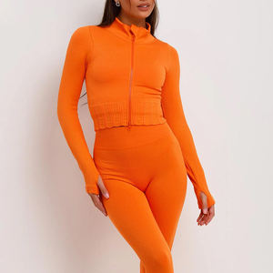 Conjunto deportivo para gimnasio, ropa deportiva, sujetador de Yoga, mallas, pantalones cortos, frente sólido, secado rápido, ligero, conjunto de Yoga de 3 piezas - Product Image 3