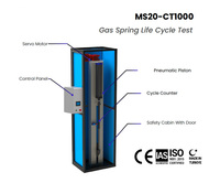 Amortiguador de gas para maquinaria, pistón de gas electrónico, soporte de elevación, amortiguadores de gas, contador de ciclo de vida, Motionstruts MS20-CT1000 Turquía