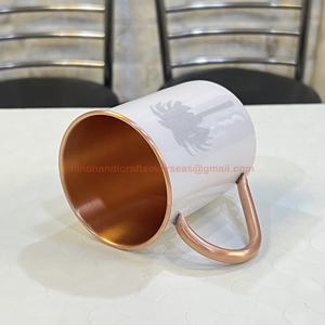 Copa de vino de Latón chapado en cobre, personalizada, 10 Oz, fabricante a granel y proveedor de la India - Product Image 5