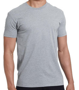 Ropa Kits Diseño de cuello redondo Camisas de ajuste regular 60% algodón 40% poliéster Camiseta Lisa para hombres - Product Image 4