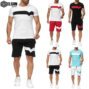 2025 unisexe Logo personnalisé vêtements de sport ensemble meilleure vente respirant coupe-vent T-shirts Shorts dernière conception été grande taille hommes - Product Image 5