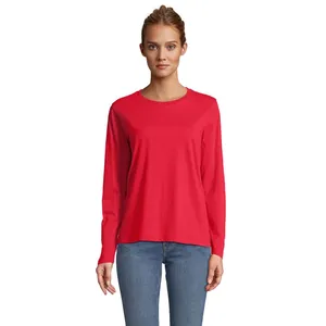 T-shirt à manches longues pour femme, merchandising personnalisé Monarch, produit promotionnel - Product Image 4