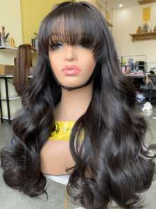 Pelucas de Encaje de Cabello Humano, 180% de Densidad, Trama Única, Peluca de Cabello Remy con Línea de Cabello Natural, Cierre Ondulado Frontal, Sin Procesamiento Químico - Product Image 2