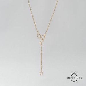 Collar Elegante de Plata de Ley 925 Silverings Moulin Rouge con Cristal - Product Image 4