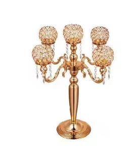 Portavelas de latón de nuevo diseño, buen precio, artesanías hechas a mano, buena calidad, Decoración de mesa de boda para el hogar, portavelas - Product Image 2