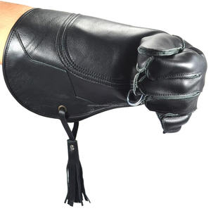 Gants de fauconnerie REHEX IMPEX 2026 Premium 38 cm en cuir de vachette, protection triple couche avec manchette élégante |   Conception personnalisable - Product Image 2