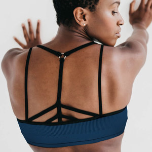 Conjuntos de Yoga Transpirables y Ecológicos para Mujer, Diseño Moderno y Elegante, Conjunto Deportivo Informal de 2 Piezas, Spandex/Poliéster, Sin Mangas, Cintura Elástica, para Gimnasio - Product Image 3
