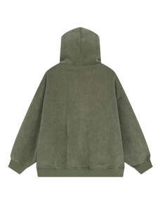 Mode d'hiver maximale séchage rapide Y2K sweat à capuche femme lavage à l'acide élégant Streetwear surdimensionné à capuche pour garçon fille sweat à capuche recyclé - Product Image 6