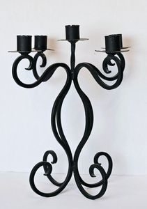 Candelabro de Metal para Decoración del Hogar, Color Bronce Aceitado, Tamaño Grande, Ecológico, Duradero, Hecho a Mano, para Cumpleaños - Product Image 4
