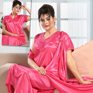 Robes de mariée de luxe avec plumes ensemble de pyjamas à bretelles deux pièces pyjamas vêtements de nuit pour femmes avec Robe de nuit en plumes - Product Image 1