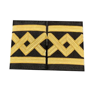 Customizable Lace Sew-On Merchant Navy Embroidery Patches | Textile Fabric Naval Uniform Badges - Product Image 4