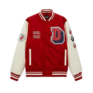 Custom Chenille Embroidery Wool Sleeve Baseball <b>Varsity</b> <b>Jacket</b> for Women/<b>Men</b> Long Style Winter Outdoor <b>Bomber</b> <b>Jacket</b> - Product Image 1