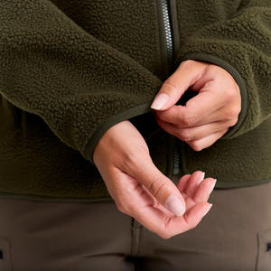 OEM <b>Women</b> <b>Teddy</b> <b>Fleece</b> Jacket Full Zip Warm Thick Polar <b>Fleece</b> Outerwear for Hiking Camping Daily Wear Soft Breathable Fabric - Product Image 6