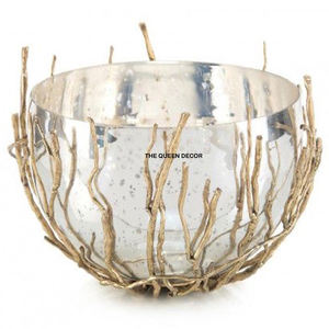 Luxury Polished Brass <b>Bowl</b> Stand Tabletop Decoration Eco-Friendly Country Style High Quality Kitchenware - Product Image 1