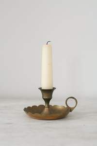 Bougeoir en métal de haute qualité, fait à la main, écologique, avec finition dorée, pour la décoration de la maison - Product Image 5