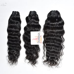 Cuticule Alignée Brut 100% Paquets Cambodgiens Vietnamiens Vente en Gros Cuticule Aligné Machine Double Trame Extensions de Cheveux Humains - Product Image 2