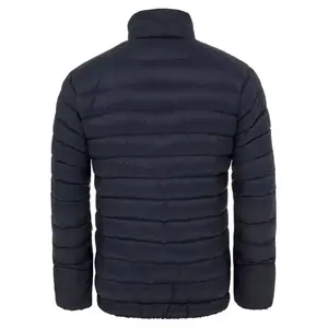 Chaqueta acolchada para hombre con capucha, elegante, ligera, impermeable, cálida, aislada, abrigo de invierno, plegable, duradero para exteriores - Product Image 6
