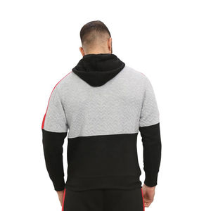 Survêtement réversible en molleton de coton coupe régulière, coupe-vent, écologique, avec logo personnalisé pour homme, nouveau style, à capuche - Product Image 6