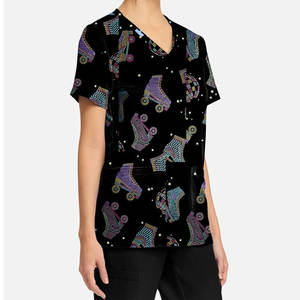 Conjunto de Ropa Profesional para Enfermeras, Médicos, Esteticistas y Personal de Bienestar, de Lona, Secado Rápido, Transpirable, Suave y de Alta Calidad - Product Image 2