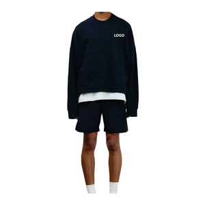 Manches longues, qualité supérieure, vente chaude, logo personnalisé de haute qualité, coupe ample, respirant, basiques, coton mélangé - Product Image 1