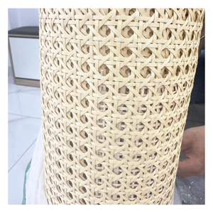 Bastón de cincha hexagonal de ratán PE sintético blanco/marrón/amarillo, rollo de bastón de ratán de PVC para muebles, cincha de ratán de plástico PE - Product Image 2