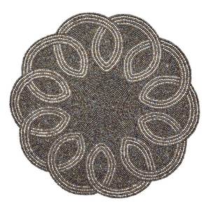 Beautiful Premium Handmade <b>Seed</b> Beads Embroidery Dining Placemats with Customizable Color & Size Wool Embroidery - Product Image 6