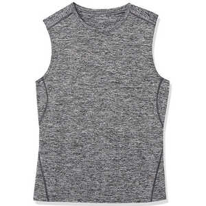 เสื้อกั๊กแขนกุดคอโอสำหรับผู้ชายเสื้อกั๊กลำลองผ้าโพลีเอสเตอร์น้ำหนักเบาสำหรับออกกำลังกายฟิตเนส100% สำหรับผู้ชาย - Product Image 4