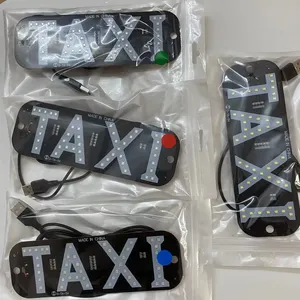 Nouvelle lumière de taxi LED universelle Xtx 6V 3W USB pour décorations de voiture, accessoires de conversion de couleur - Product Image 6