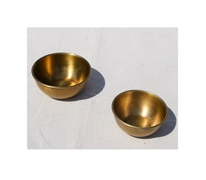 Cuenco decorativo de mesa para servir de Metal, forma redonda, diseño Simple, cuenco para servir alimentos para Hotel y cocina a granel - Product Image 1