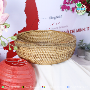 VENTA CALIENTE Exportación desde Vietnam Cesta de ratán versátil Ideal para regalos, almacenamiento y uso doméstico - Product Image 5