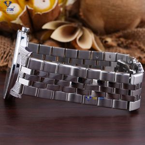 Modelos calientes Reloj de pulsera para hombres de negocios Reloj de moda clásico de acero inoxidable y diamantes - Product Image 4