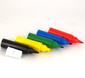 중국 제조 공장 직판 행케이 영구 마커 종이용 4mm 라운드 토 브러시 팁 다색 - Product Image 2